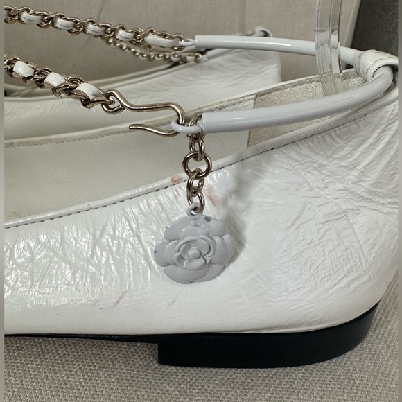 Chanel White Ballerina Flats - Picture 8 of 16